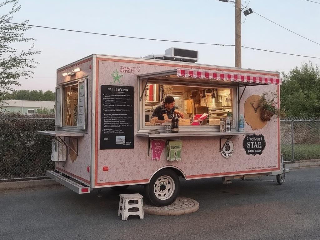 Street Snack Food Trailer
