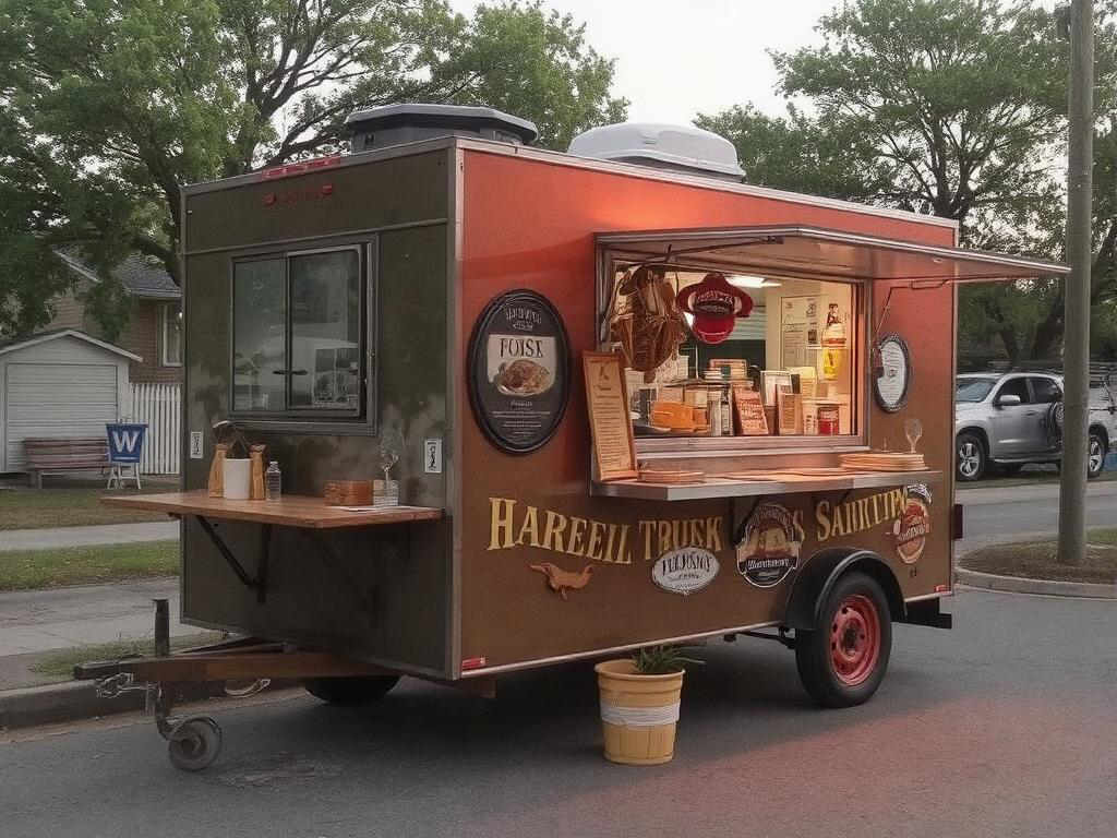 Street Snack Food Trailer