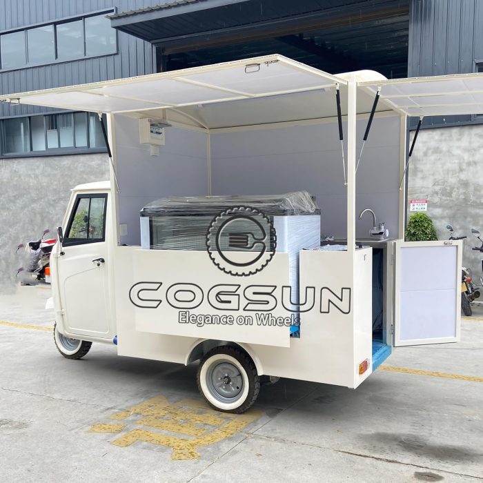 Electric Piaggio APE Food Truck