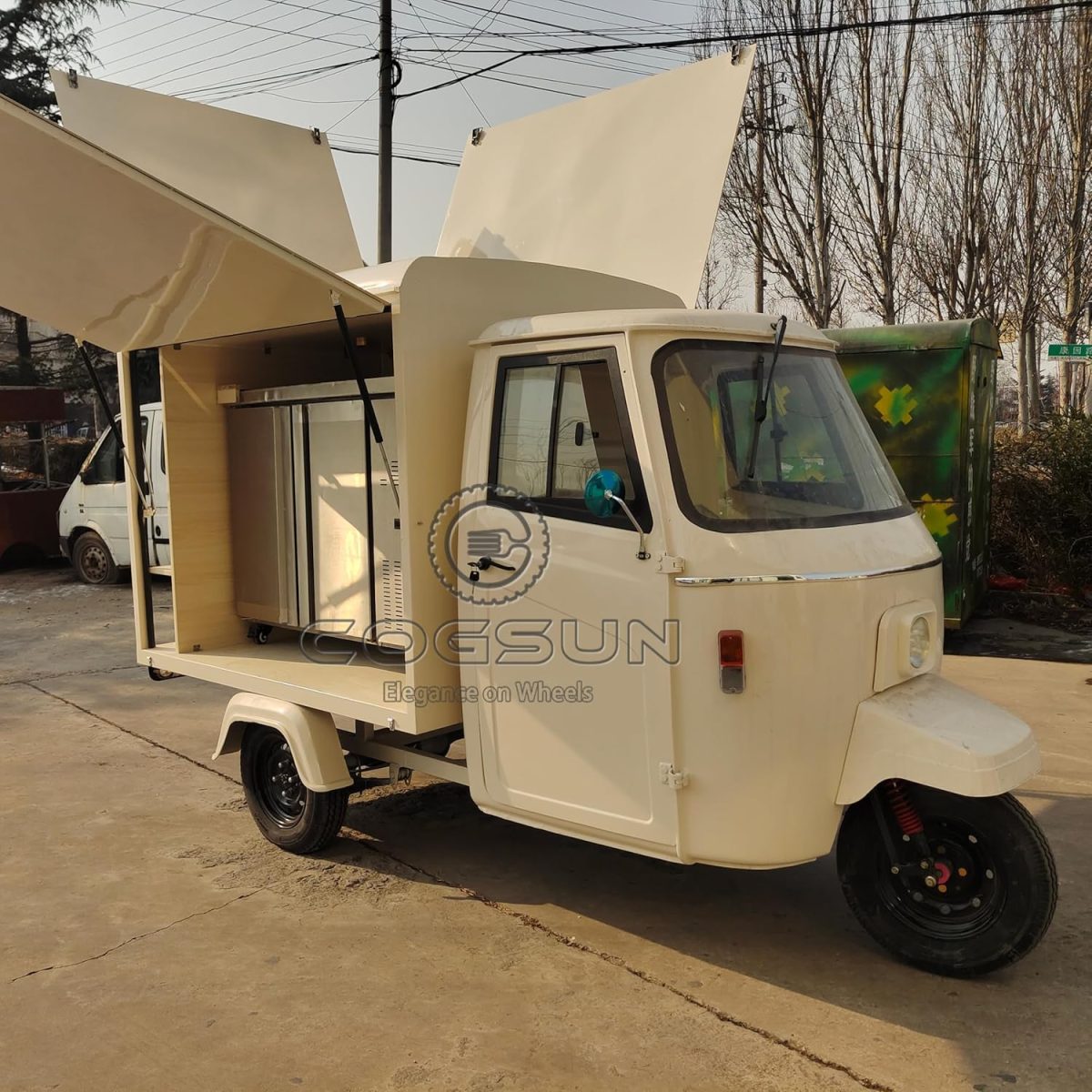 Concession Piaggio APE Food Truck with 4 Beer Tap Dispensers | Electric ...
