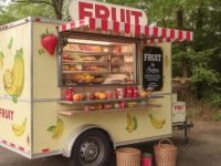 Fruit Food Trailer