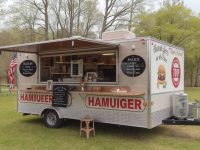 Hamburger Food Trailer