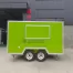 10ft Square Food Trailer Custom Mobile Food Trailers,Equipped with Cooking Equipment
