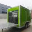 10ft Square Food Trailer Custom Mobile Food Trailers,Equipped with Cooking Equipment