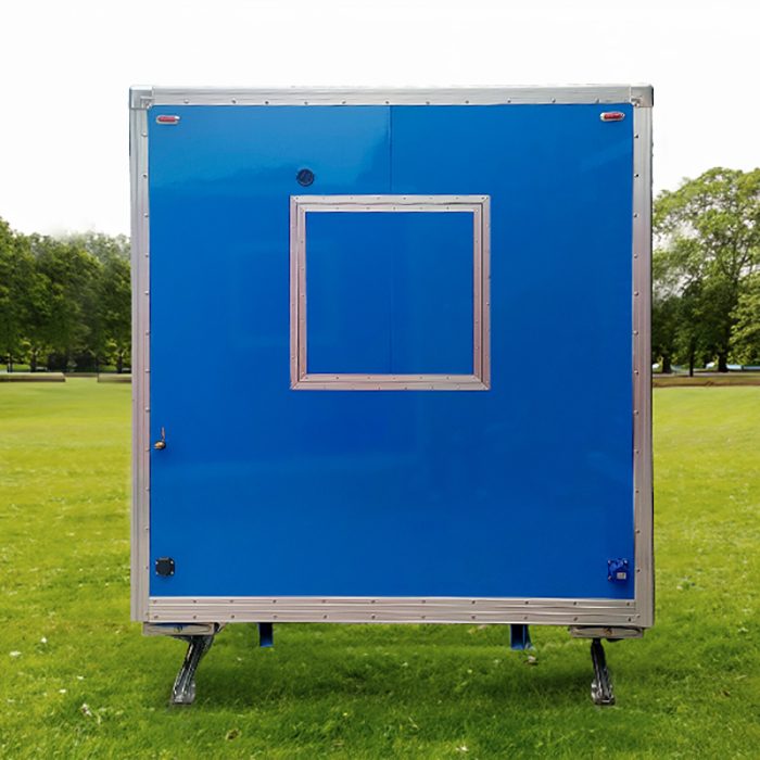 13FT Blue Single Window Square Food Trailer