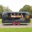 15FT Black Single Window Airstream Food Trailer for Coffee and Desserts