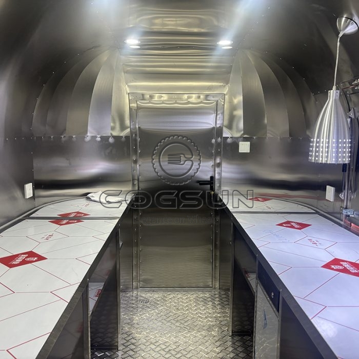 13FT Pink Airstream Food Trailer A Stylish and Functional Mobile Kitchen