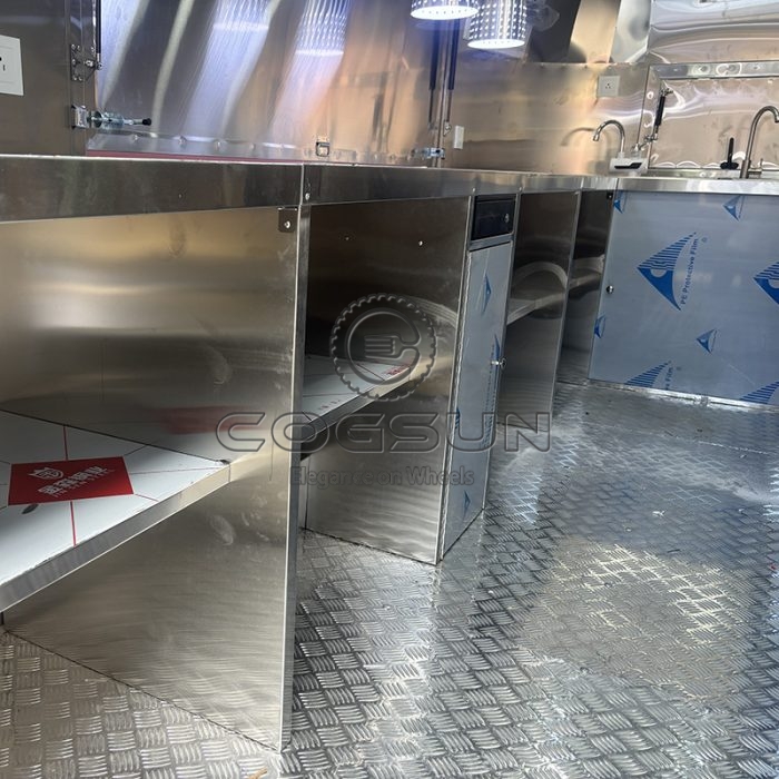 13FT Pink Airstream Food Trailer A Stylish and Functional Mobile Kitchen
