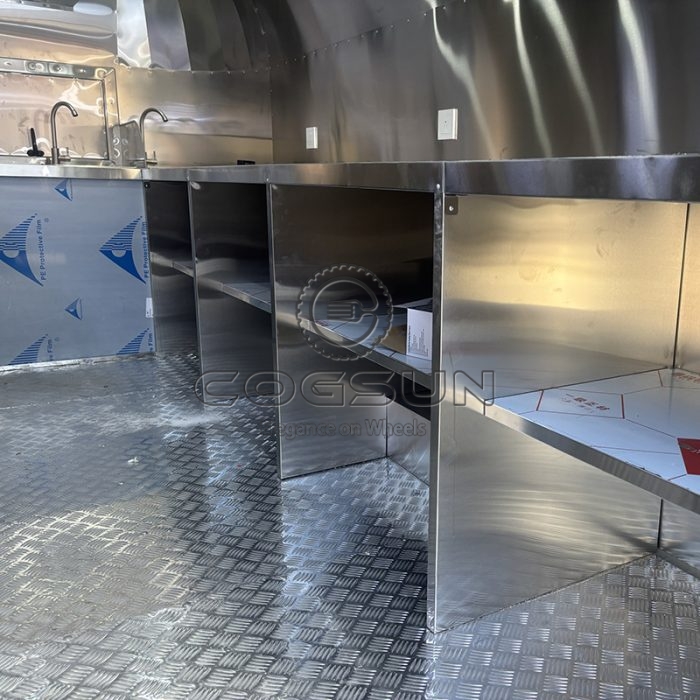 13FT Pink Airstream Food Trailer A Stylish and Functional Mobile Kitchen