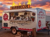 Barbecue Food Trailer