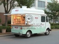 electric milk food truck