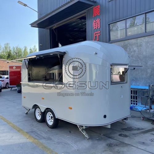 13FT Light Gray Airstream Food Trailer