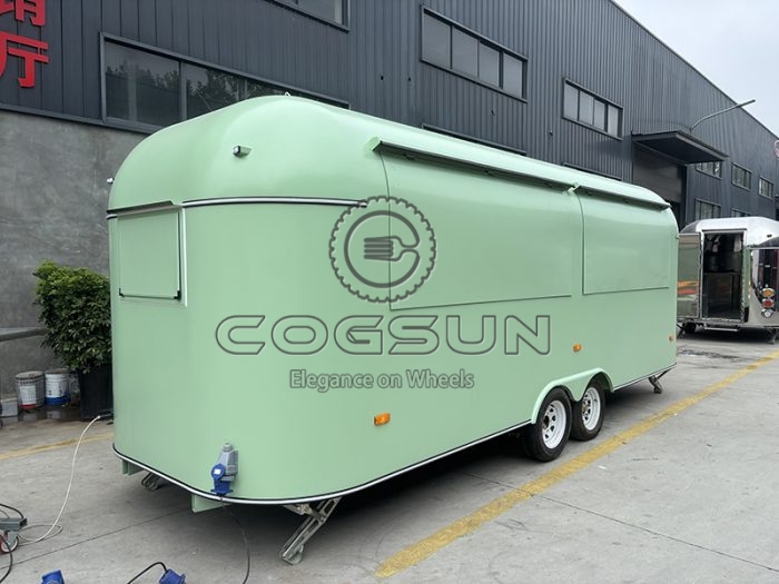 19.7FT Light Freen Airstream Food Trailer