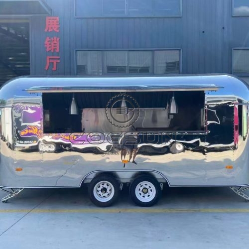 16.5FT Extra Long MirrorAirstream Food Trailer