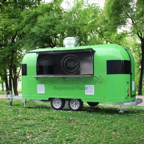 16.5FT Green Airstream Food Trailer