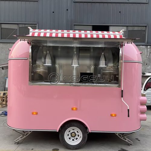 10FT Pink Airstream Food Trailer