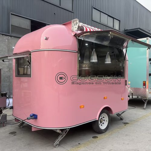 10FT Pink Airstream Food Trailer