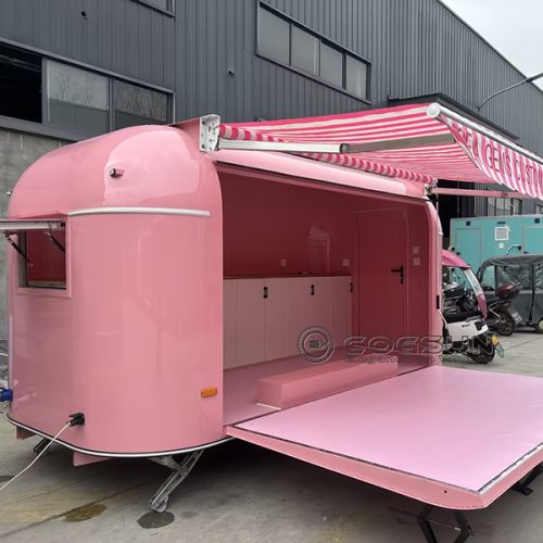 13FT Pink Airstream Trailer for Jewelry and Accessories