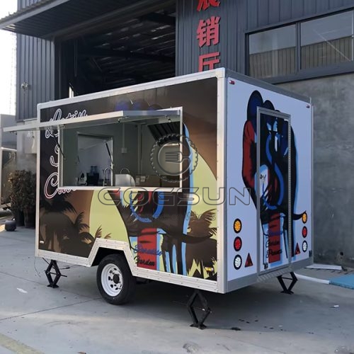 10FT Sticker Square Food Trailer