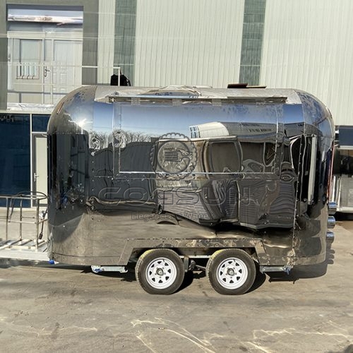 11.5FT Mirror Airstream Food Trailer for Food Festivals and Fairs