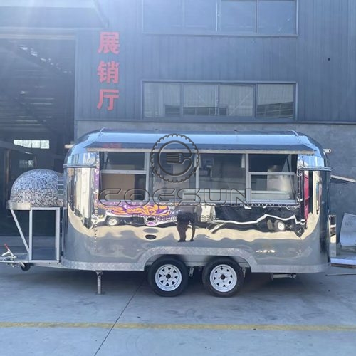 13FT Mirror Airstream Food Trailer