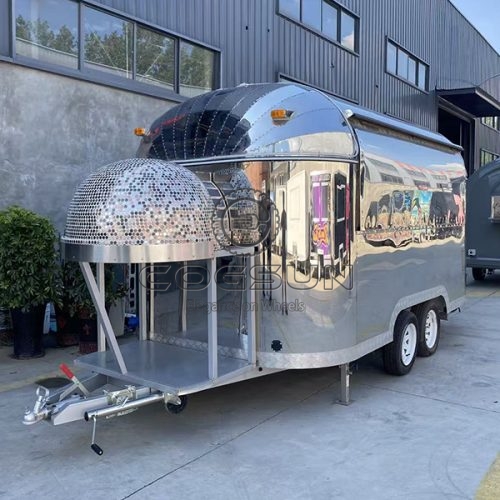 13FT Mirror Airstream Food Trailer