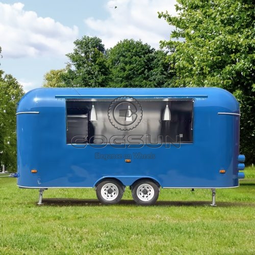 15FT Blue Airstream Food Trailer