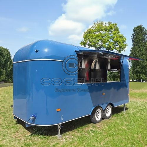 15FT Blue Airstream Food Trailer