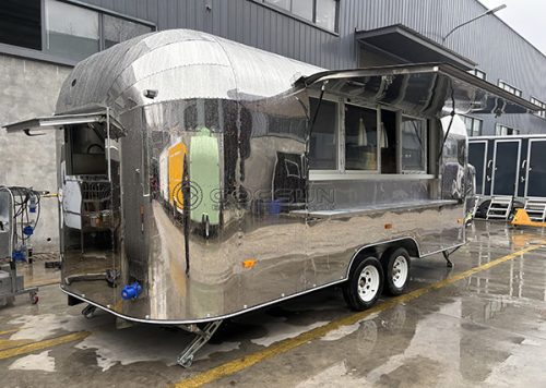 18FT Mirror Airstream Food Trailer