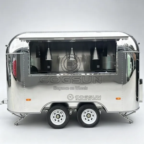 11.5FT Mirror Airstream Food Trailer for Catering