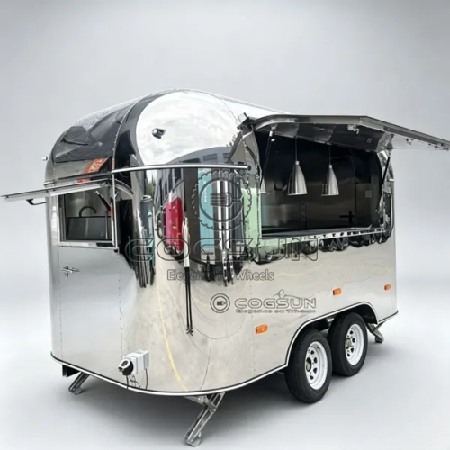 11.5FT Mirror Airstream Food Trailer for Catering