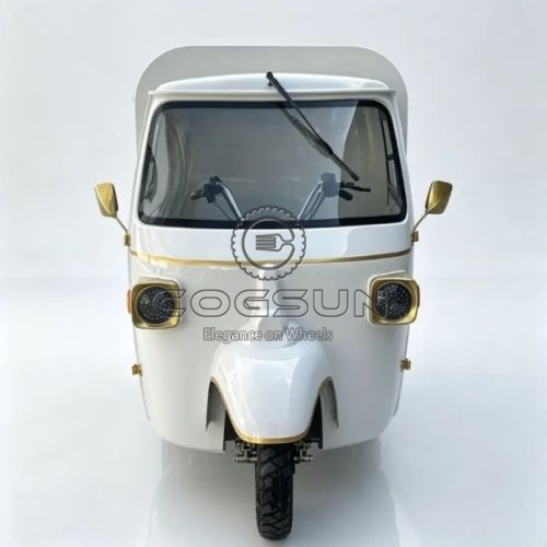 11FT White Piaggio Food Truck for Jewelry Sales