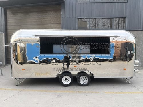 18FT Mirror Airstream Food Trailer