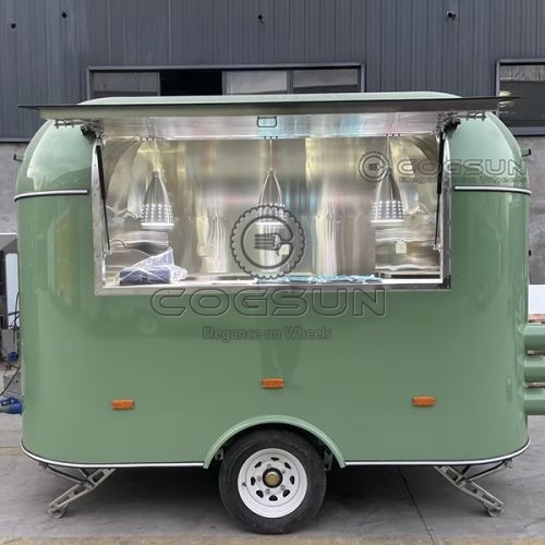 10FT Green Airstream Food Trailer