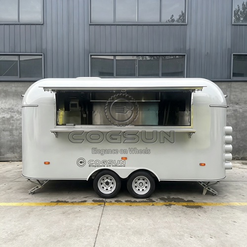 14.8FT Grey Airstream Food Trailer