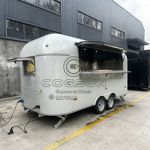 14.8FT Grey Airstream Food Trailer