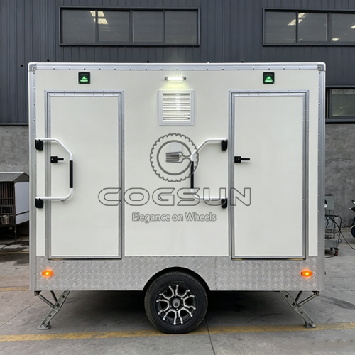 2 Station Portable Restroom Trailer